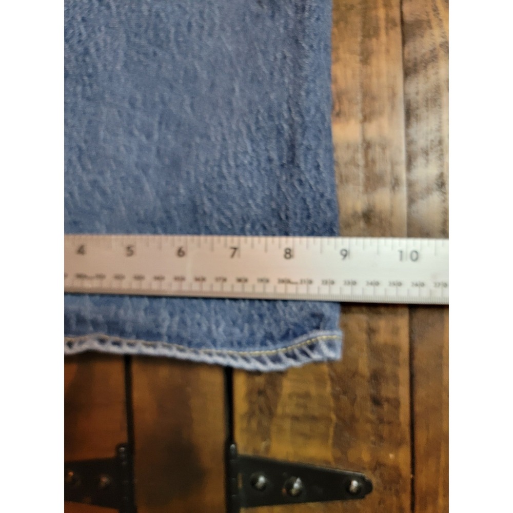 Levi's High Rise Baggy Jeans Kids 8 Regular Blue Excellent Wide Leg Denim - Picture 9 of 9